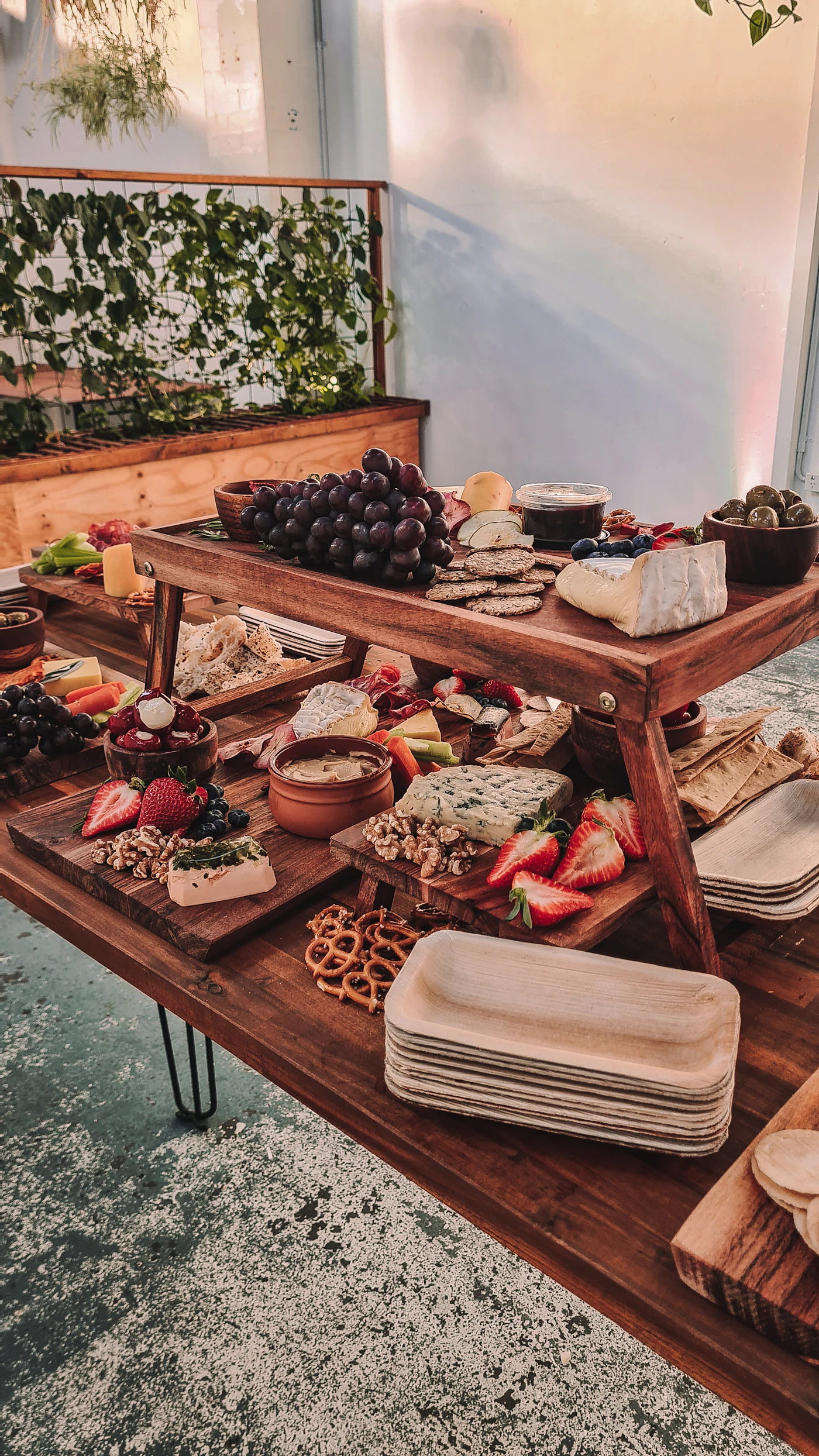 grazing table